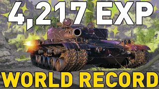 NEW WORLD RECORD EXP in World of Tanks!