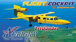 Flying the BN Trislander from the Channel Islands (2002)