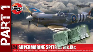 New Airfix 1:24 Spitfire - building the cockpit - part 1