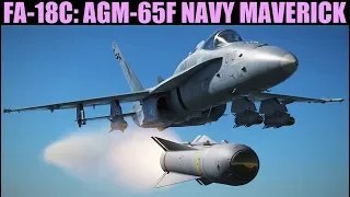 FA-18C Hornet: AGM-65F Maverick Missile (SLEW/SLAVE) Tutorial | DCS WORLD