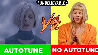 Aurora Runaway Autotune Vs No Autotune*UNBELIEVABLE*