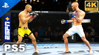 UFC 4 PS5 - Jose Aldo vs Conor McGregor High Ultra Realistic Graphics 4K Gameplay (4K ULTRA HD)