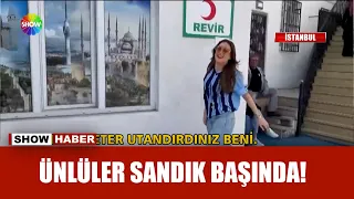 Cem Yılmaz'dan, Serenay Sarıkaya'ya ünlüler sandık başında görüntülendi