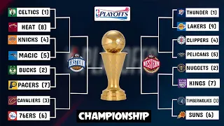 2024 NBA Playoff Bracket After Week 21 with Picks & Predictions