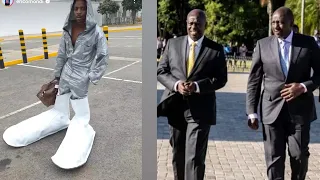 Fala: Ruto Reacted To Eric Omondi Leather Shoe of 50,000ksh😂😂😂😂