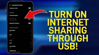 How to Share internet via USB Tethering from your Smartphone to PC/Laptop