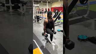 Build MASSIVE Arms & Strong LEGS!! Lunges & Biceps Curl on Flex Discs NFL pro Chris Carson