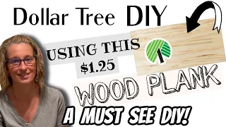 Dollar Tree DIY using these WOOD PLANKS | A MUST SEE DIY USEFUL DIY