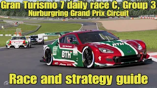Gran Turismo 7 daily race C race and strategy guide....Group 3....Nurburgring GP Circuit