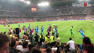 Fans Invading Pitch During Nice vs Marseille Football Match || WooGlobe