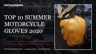 Top 10 summer motorcycle gloves 2020