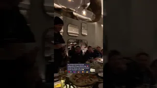 egorkreed со своей Командой "Голос уже не дети" в Gucci Cafe 🎤🔥💥