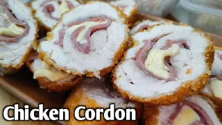 Easy Chicken Cordon Bleu by mhelchoice Madiskarteng Nanay