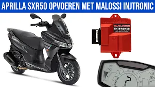 APRILLA SXR 50 OPVOEREN | MALOSSI INJTRONIC EURO 5