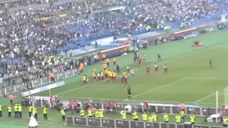 lazio - ROMA 1-2 Mapou Yanga-Mbiwa Gol by Curva Sud - Derby 2015/05/25