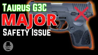 Taurus G3C - Major Safety Issue- literal manual safety issue  - Gun will fire with safety on