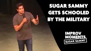 Comedy: Sugar Sammy gets schooled by the military