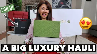 A BIG LUXURY HAUL - 3 New Bags, Shoes & more! ft YSL, DIOR, GUCCI, FERRAGAMO *Don't miss this* 🎉😉