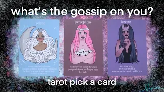 WHAT'S THE GOSSIP ON YOU? 🗣️👂🙊 TAROT PICK A CARD 🧿