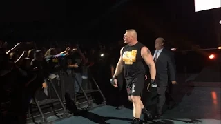 Brock Lesnar and Paul Heyman entrance - WWE Mexico City 2016