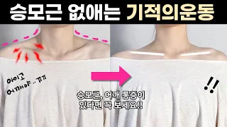 하루 딱 5분만 하세요👌🏻승모근이 거짓말처럼 편해집니다 l 일자쇄골, 직각어깨, 어깨통증