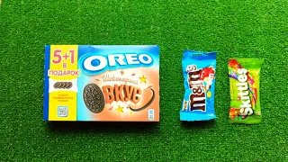 Satisfying Video | A Lot of Yummy Sweet Candies ASMR | Skittles M&Ms Oreo cookies