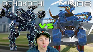 Ochokochi vs Ultimate Invader vs Minos - How Ridiculous Is This Thing? | War Robots