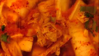 Day1, kimchi fermentation time lapse, enhanced