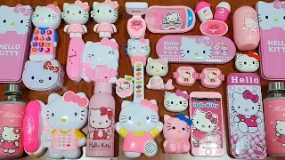 SPECIAL SERIES PINK HELLO KITTY ! MIXING RANDOM THINGS INTO SLIME ! ALI SLIME