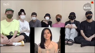 BTS reaction to - Jisoo of BLACKPINK - best TikTok edits High Quality//