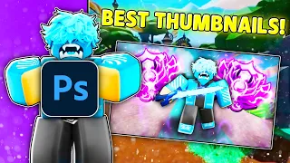 How I MAKE THE BEST Roblox Bedwars THUMBNAILS!