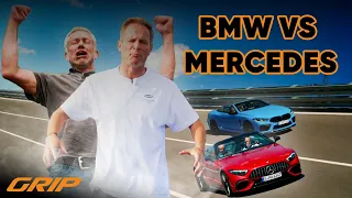 Duell der Sport-Cabrios 😎🔥BMW M8 Competition mit 625 PS 🤜🤛 Mercedes-AMG SL 63 mit 585 PS 💪🤩 | GRIP