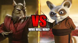 Splinter VS Shifu - Who Will Win? | Teenage Mutant Ninja Turtles vs Kung Fu Panda