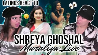 WHAT an UNEXPECTED TWIST! 😲Latinos react to Shreya Ghoshal - Muraliya - Bhoomi 2020| Salim Sulaiman