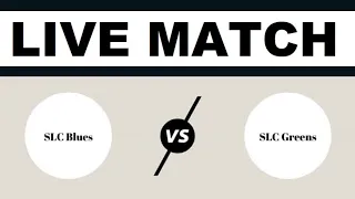 Live SLBL vs SLGR | SLC Invitational T20 League, 2021| SLGR vs SLBL| SLC Blues vs SLC Greens