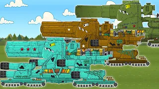 Best Battles of Iron Monsters - Cartoons about tanks