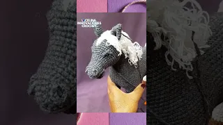Como tejer nariz caballo crochet