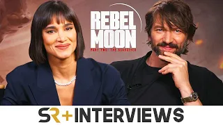 Rebel Moon Part 2 Stars Sofia Boutella & Michiel Huisman Talk The Scargiver's Romance And Redemption