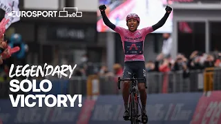 Egan Bernal's incredible solo victory on Stage 16 | Giro d'Italia 2021 | Eurosport