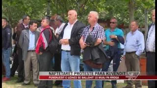 Naftëtarët protestë para Kuvendit - News, Lajme - Vizion Plus