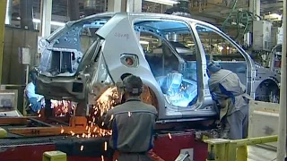 Dacia production at the Pitesti plant, Romania (2008)