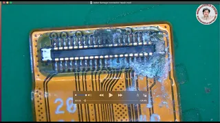 How to Water damage FPC connector Repair