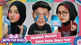 Salma Jatuh Di Depan Umum? Hingga Nabilah Pernah Salah Peluk Ayahnya! | QnA With Idol | Episode 4