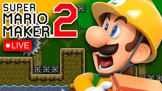 🔴 Super Mario Maker 2 LIVE! (JOIN CO-OP)