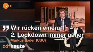 Markus Söder über die umstrittenen Corona-Maßnahmen | Markus Lanz vom 15. Oktober 2020