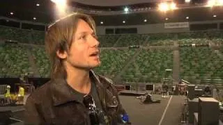 See Keith Urban's Arrival To The Rod Laver Arena in Melbourne, VIC AUS.