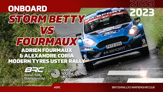 🌪️🌩️ Storm Betty VS Fourmaux I Modern Tyres Ulster Rally I On-board I British Rally Championship