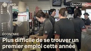 Moins facile pour les jeunes de se trouver « une job » cette année