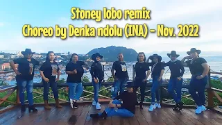 Stoney lobo remix - line dance / Choreo by @DENKANDOLU(INA) / Demo by Christin & team  LD Jayapura.