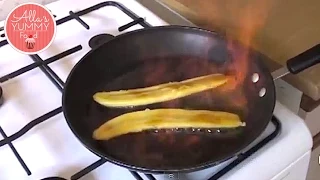 Banana Flambe Recipe - Бананы фламбе Pецепт